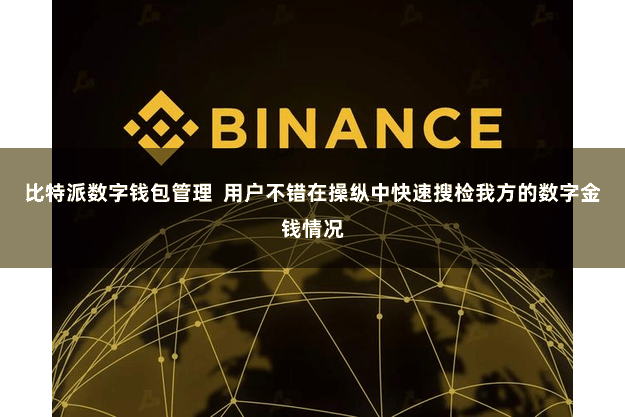比特派数字钱包管理  用户不错在操纵中快速搜检我方的数字金钱情况