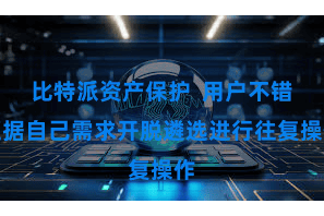 比特派资产保护  用户不错证据自己需求开脱遴选进行往复操作