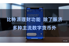 比特派理财功能  除了赈济多种主流数字货币外