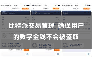 比特派交易管理  确保用户的数字金钱不会被盗取